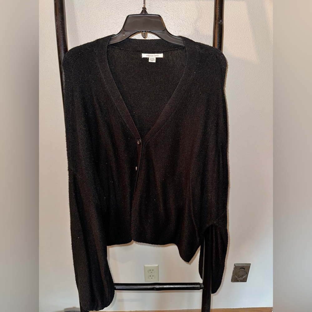 American eagle button up sweater